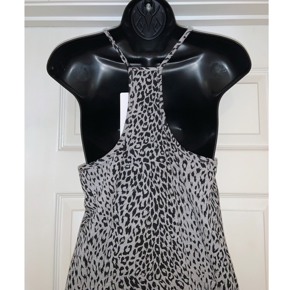 Bobi Leopard Slub Romper in Grey –– NWT - Picture 12 of 17